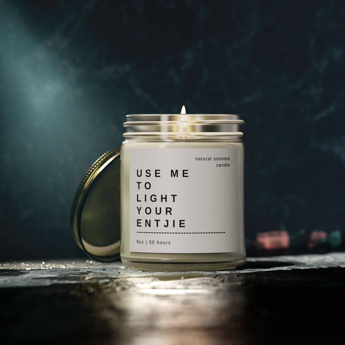 "Use Me To Light Your Entjie" Scented Candle