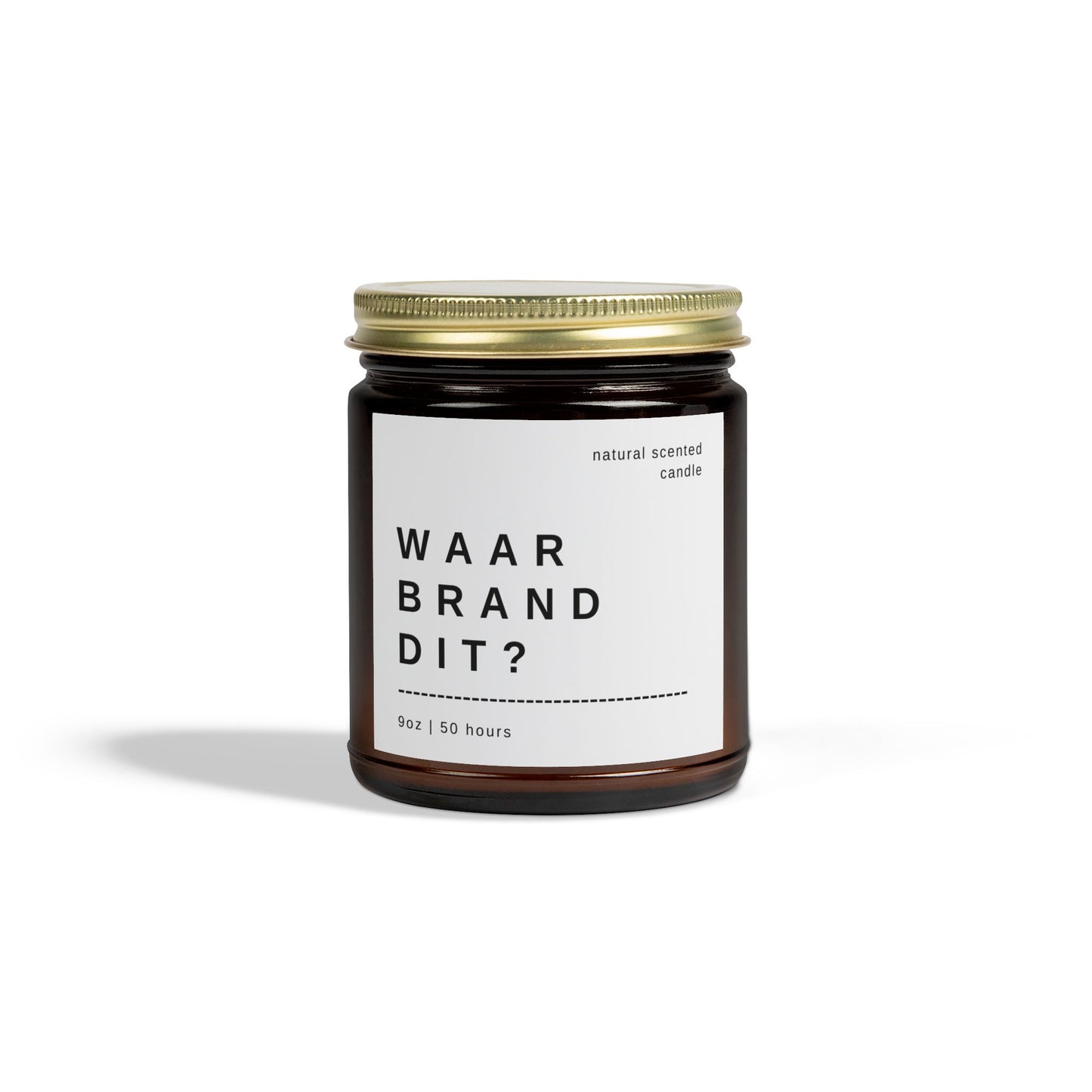 "Waar Brand Dit?" Scented Candle