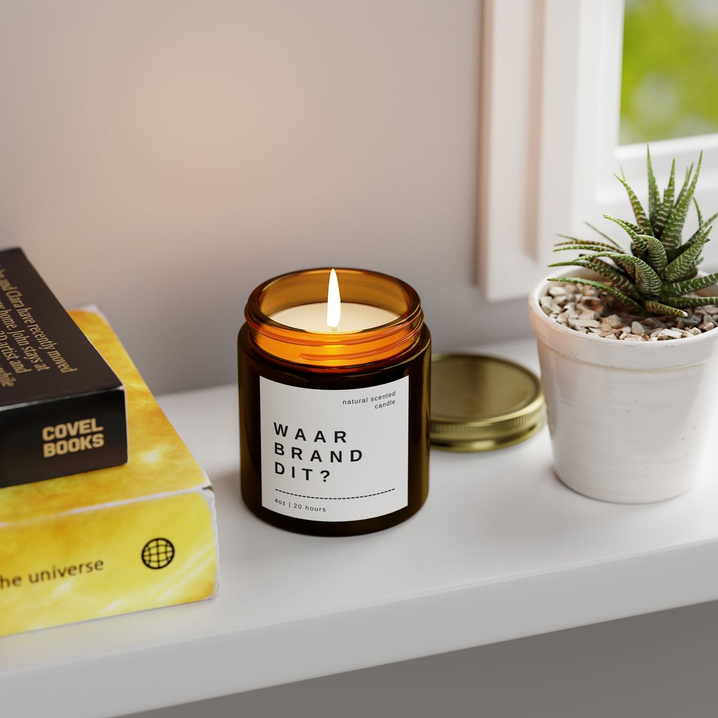 "Waar Brand Dit?" Scented Candle