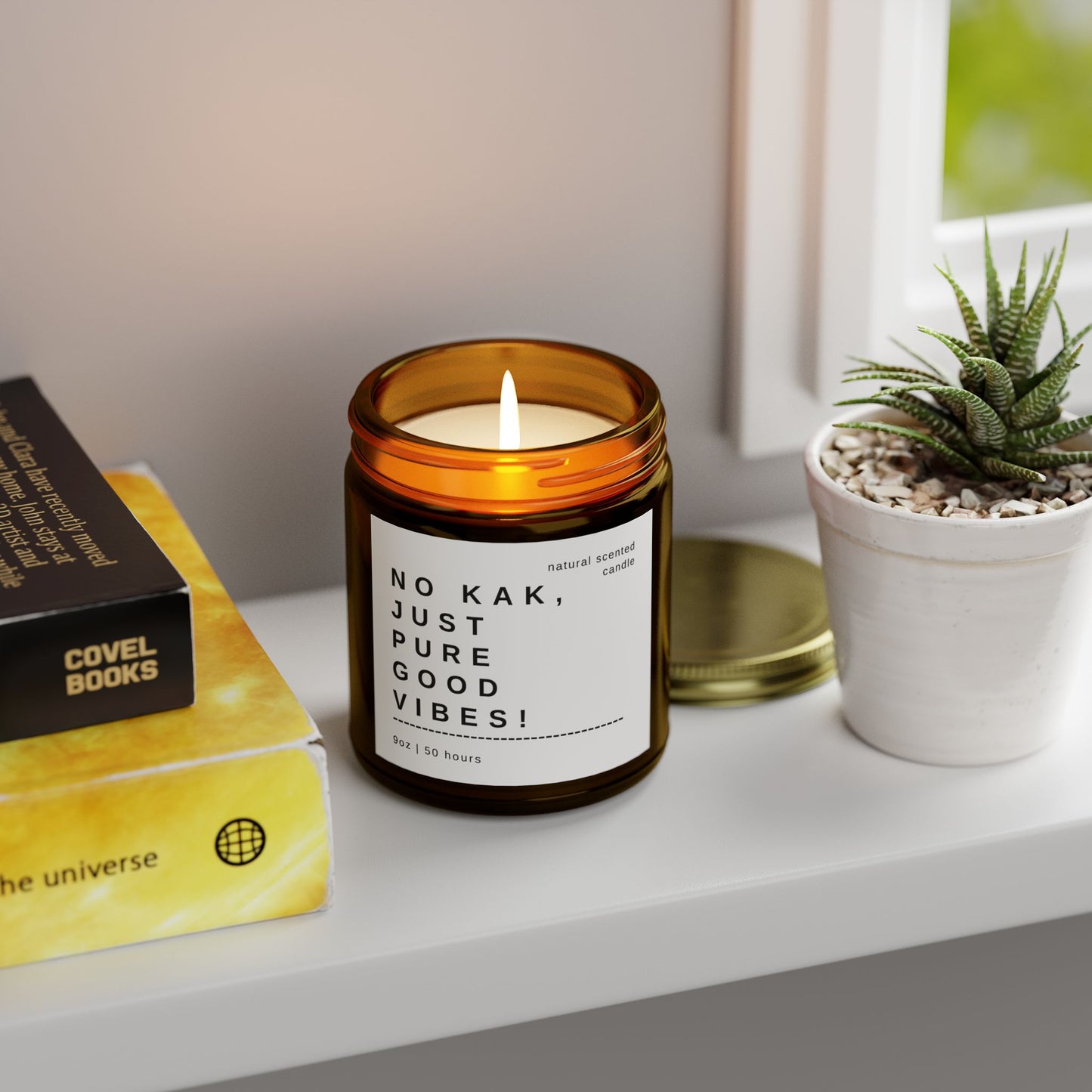 "No Kak, Just Pure Good Vibes!" Scented Candle