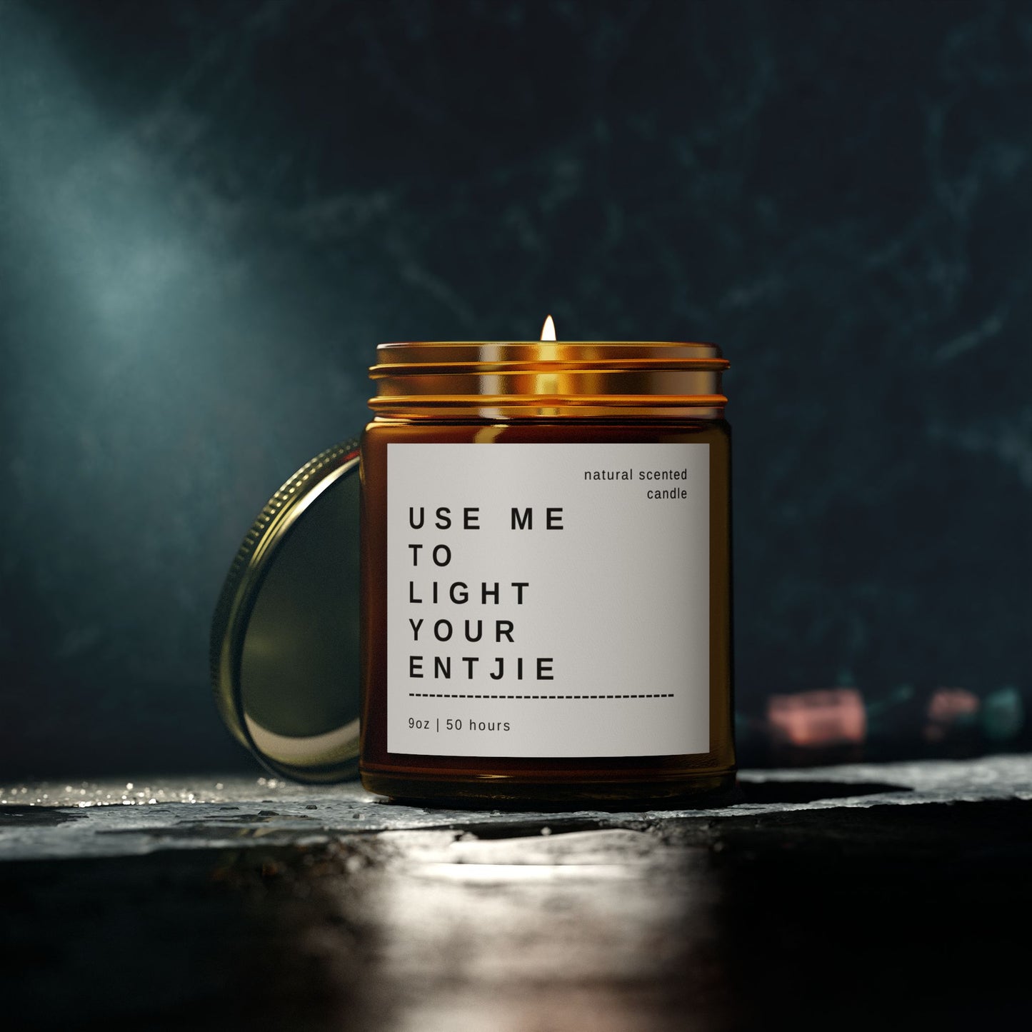 "Use Me To Light Your Entjie" Scented Candle